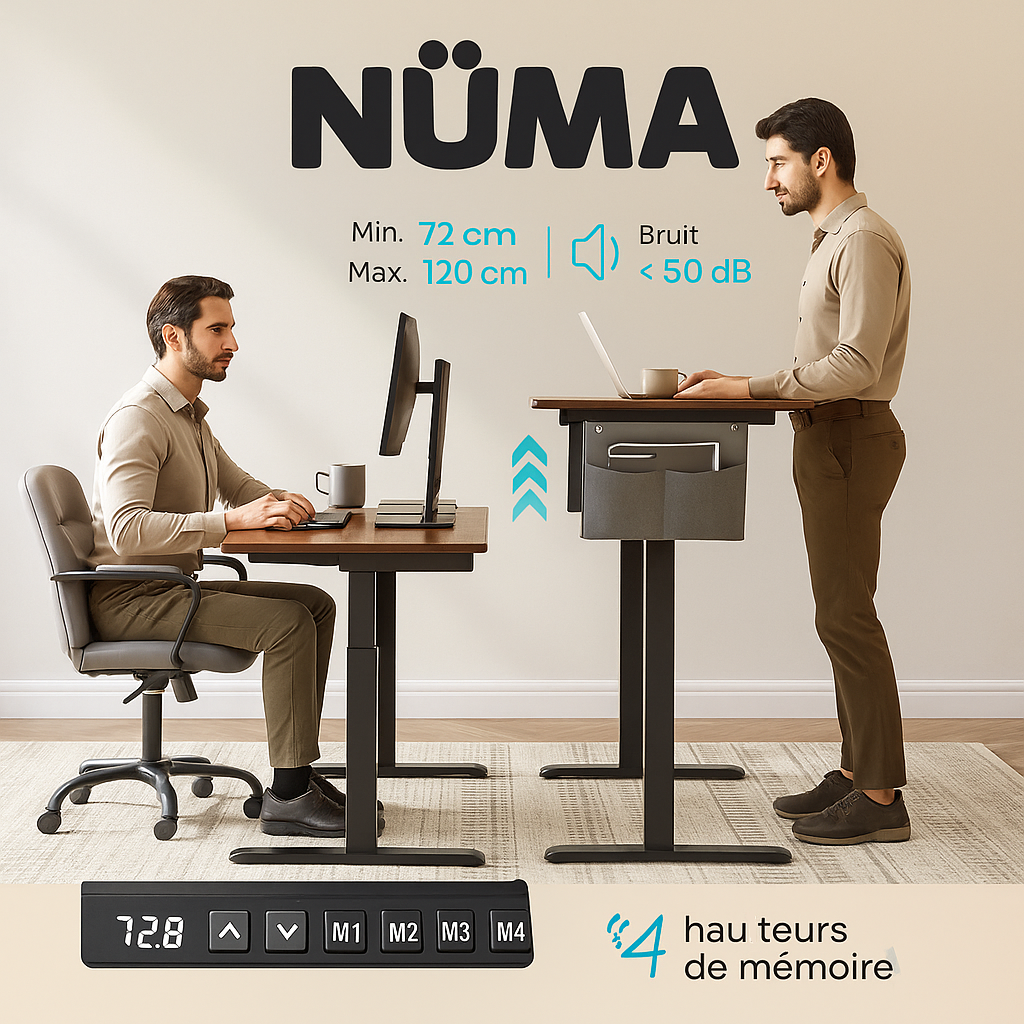 Élan Pro – Bureau Électrique Réglable