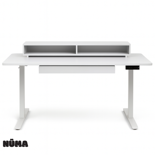 Altura – Bureau Électrique tiroirs et support écran