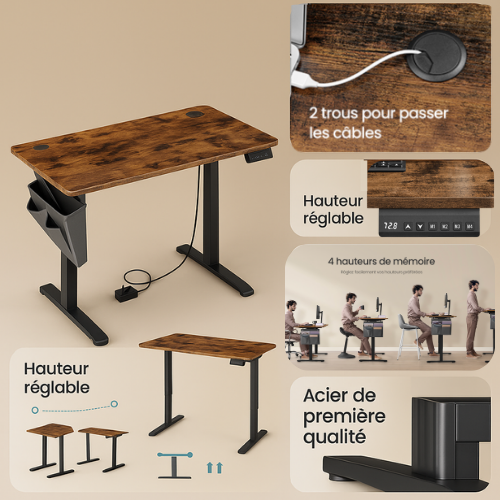 Élan Pro – Bureau Électrique Réglable